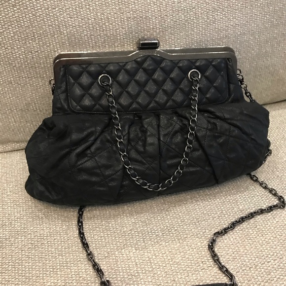 Authentic Chanel Iridescent Quilted Frame Bag - Picture 7 of 15